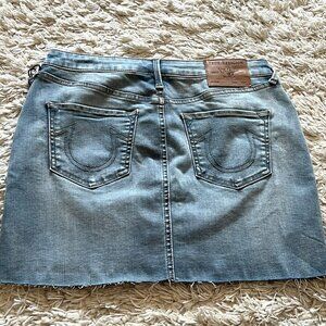 NWT True Religion Denim Mini Skirt